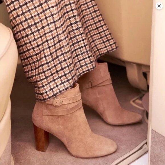 Sezane Shoes - Sezane High Jonas Boots in Beige Size US 7 (FR Size 38)